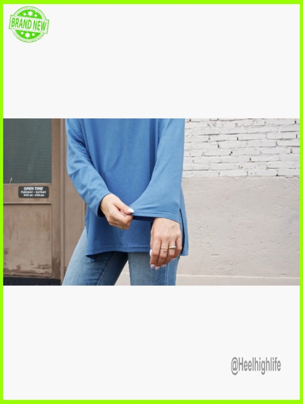 3 Pack Oversized Long Sleeve V-Neck Tunic Tops Loose Fit Workout Casual - Picture 6 of 6